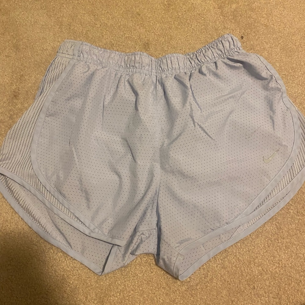 Light blue nike shorts